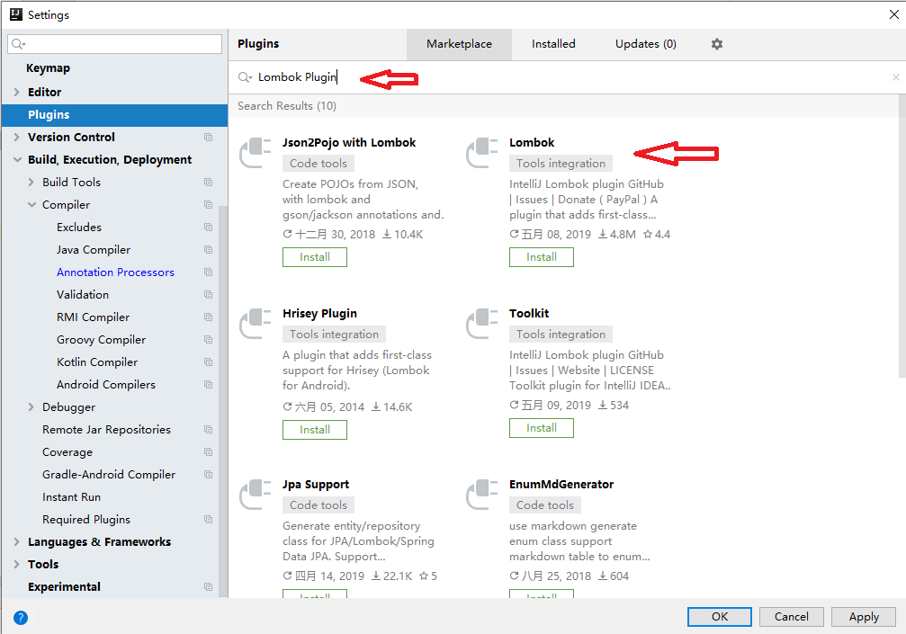 lombok annotations